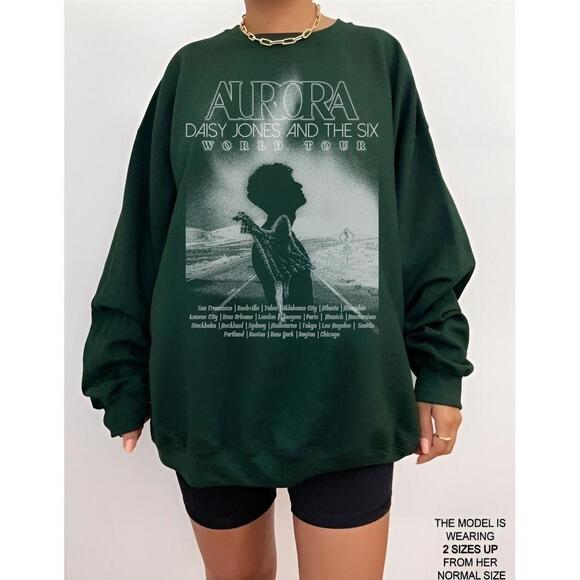 Linda T Other - Aurora World Tour Band Bookish Music Fan Graphic Unisex Sweatshirt